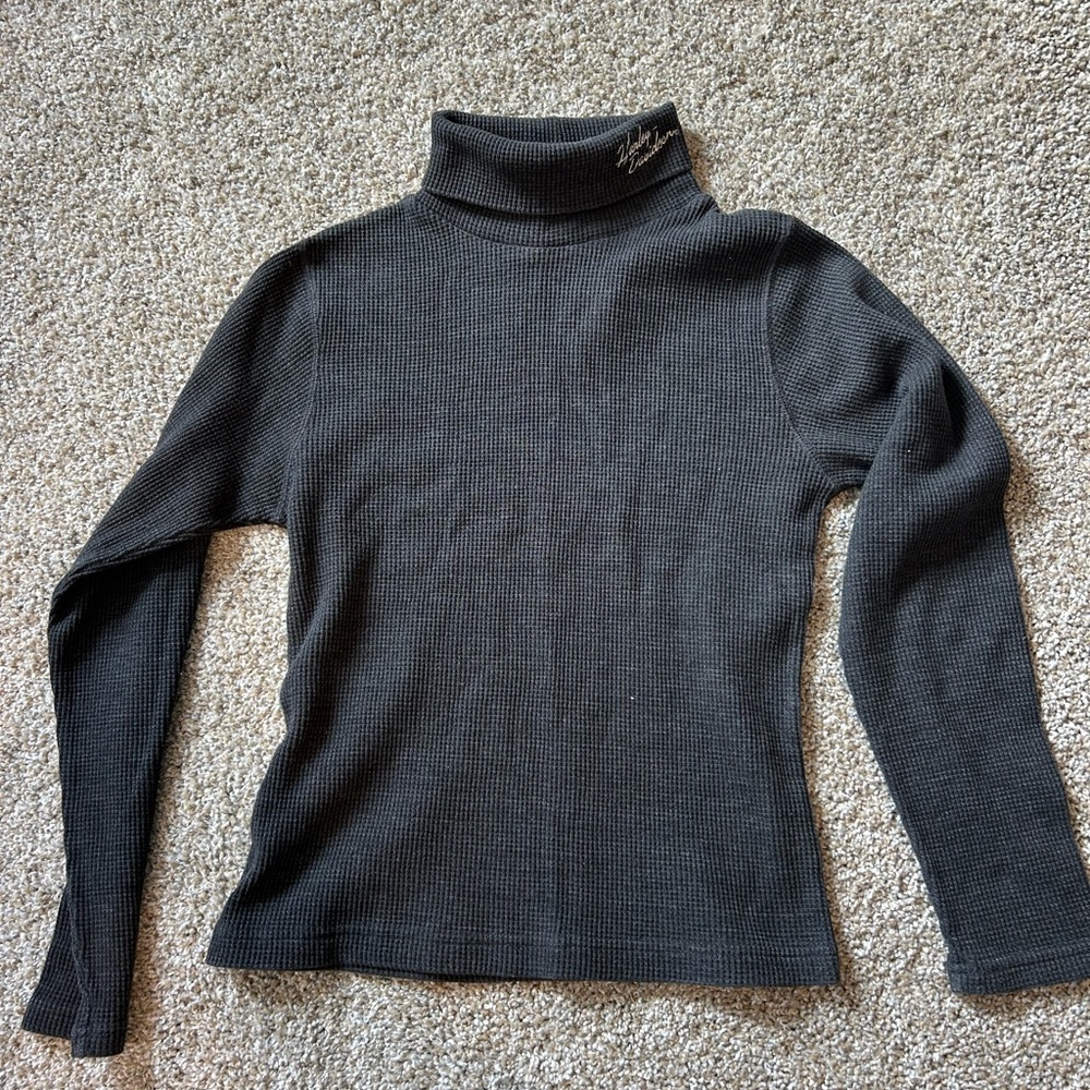 Harley-Davidson Charcoal Turtleneck Sweater